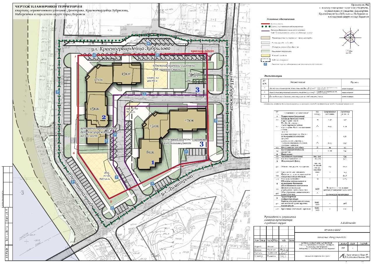 План застройки беговая воронеж