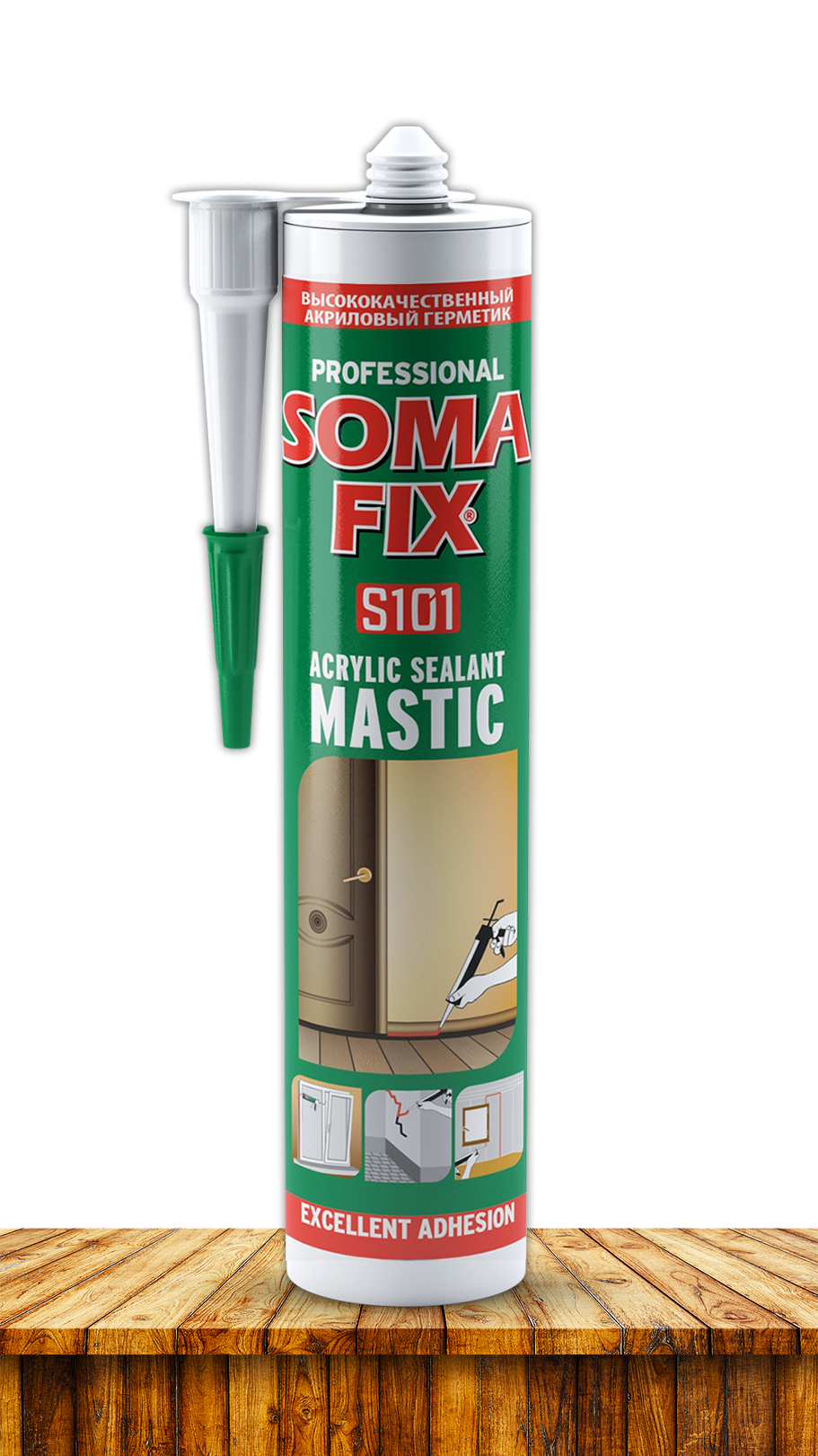 Акриловый герметик SOMA FIX Mastic 310 мл., белый S101. Купить от производителя по отличной цене