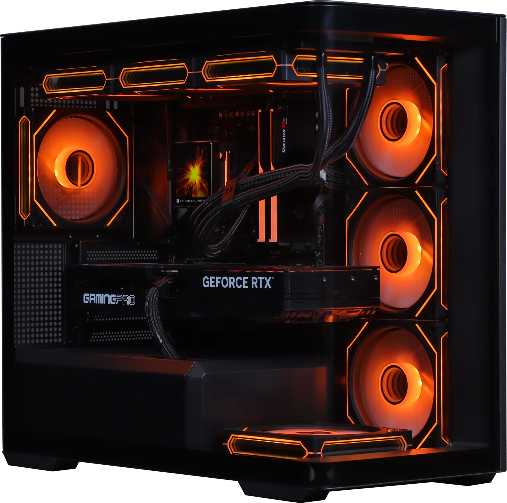 Игровой ПК RYZEN 7 7800X3D RTX 5070 TI чёрный