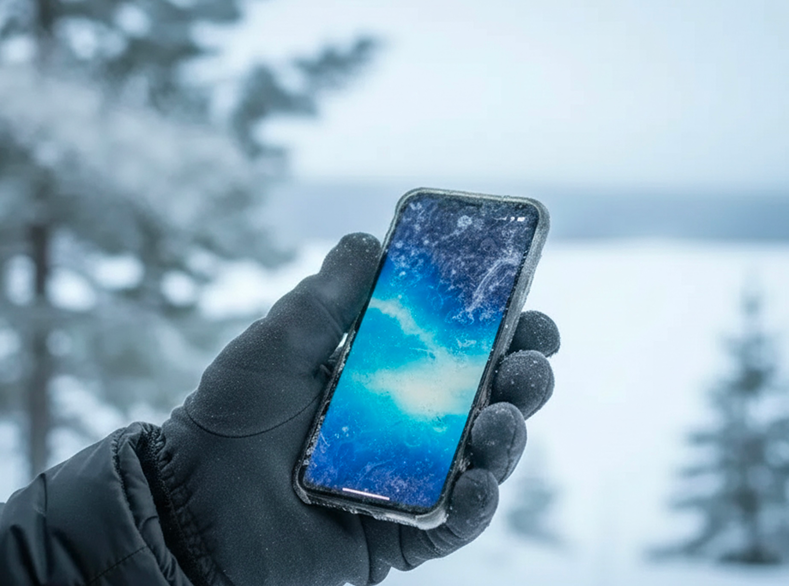 Зимние обои для телефона