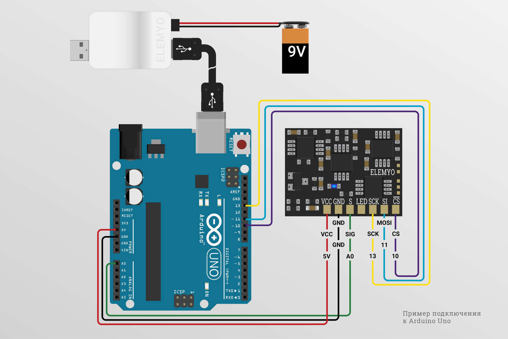 Датчик мышечной активности для arduino проектов