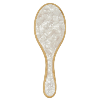Массажная расческа для волос, белая камелия