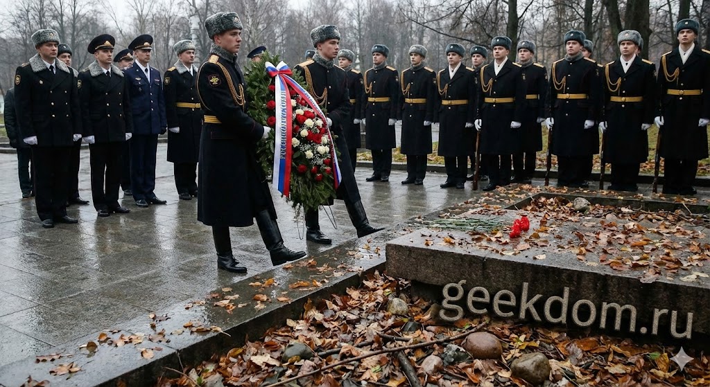 Торжественное построение сотрудников правоохранительных органов