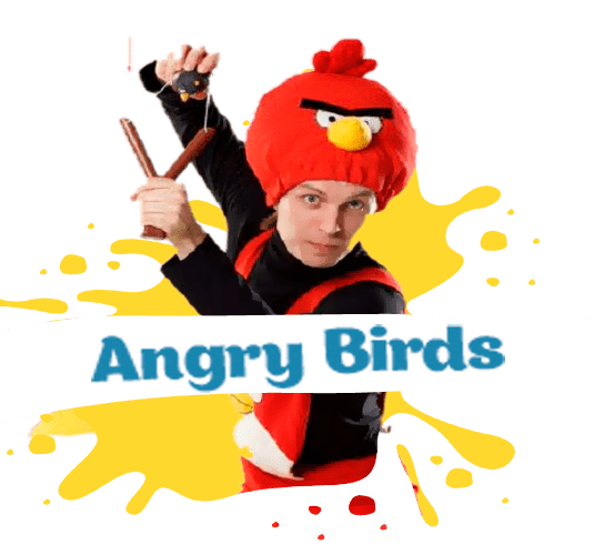 ангри бёрдс на праздник