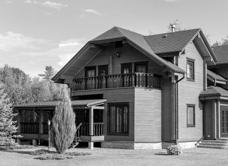 Покраска деревянных домов с гарантией по договору до 10 лет