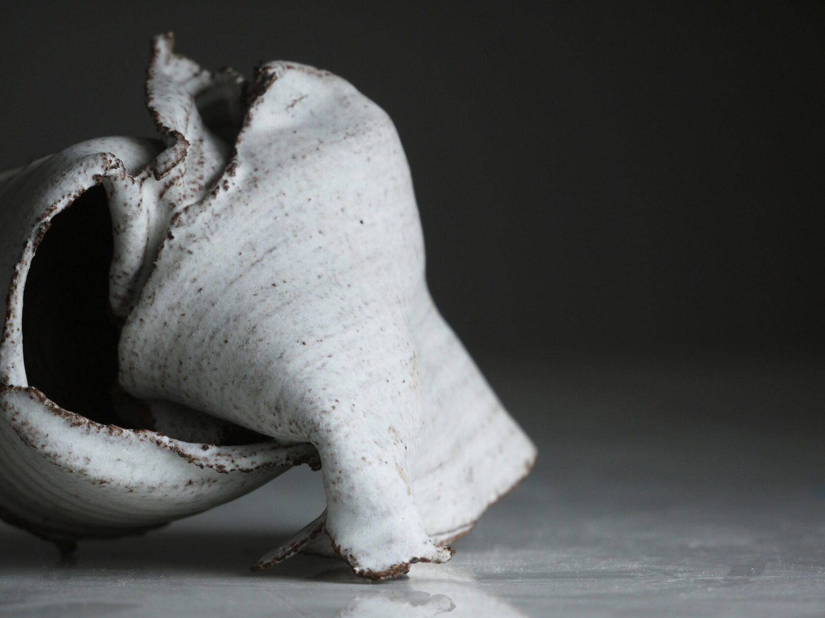 Abstract ceramic vessel