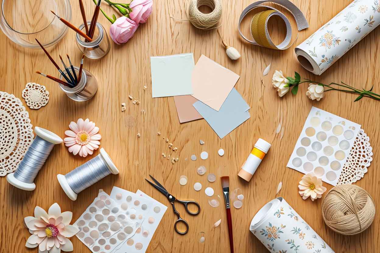 Различные материалы для декора