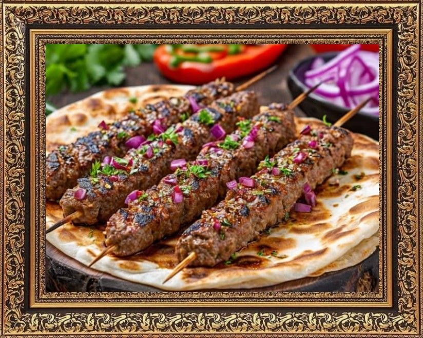 люля кебаб в духовке на шпажках