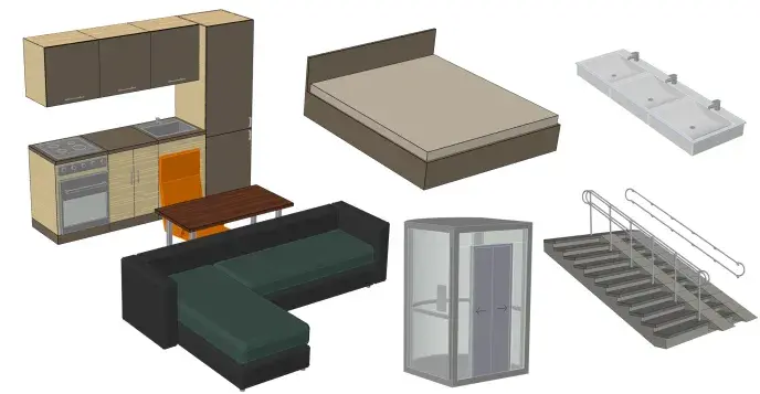 Параметрические объекты в nanoCAD BIM Строительство 24.1