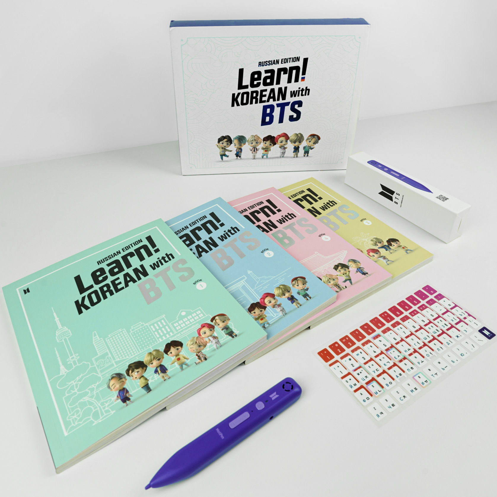 Учи корейский вместе с BTS! Официальные книги Learn! KOREAN with BTS ...