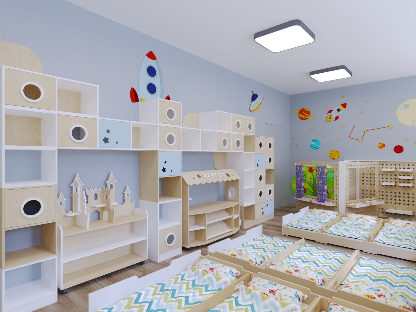 Групповая комната в детском саду