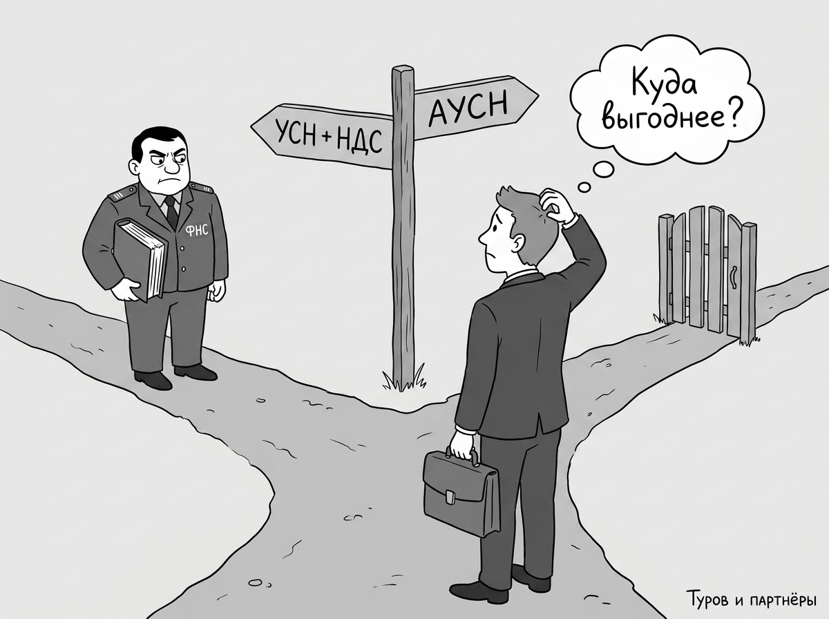 АУСН или УСН с НДС в 2026 году: развилка налоговых режимов для бизнеса с доходом 20-60 млн