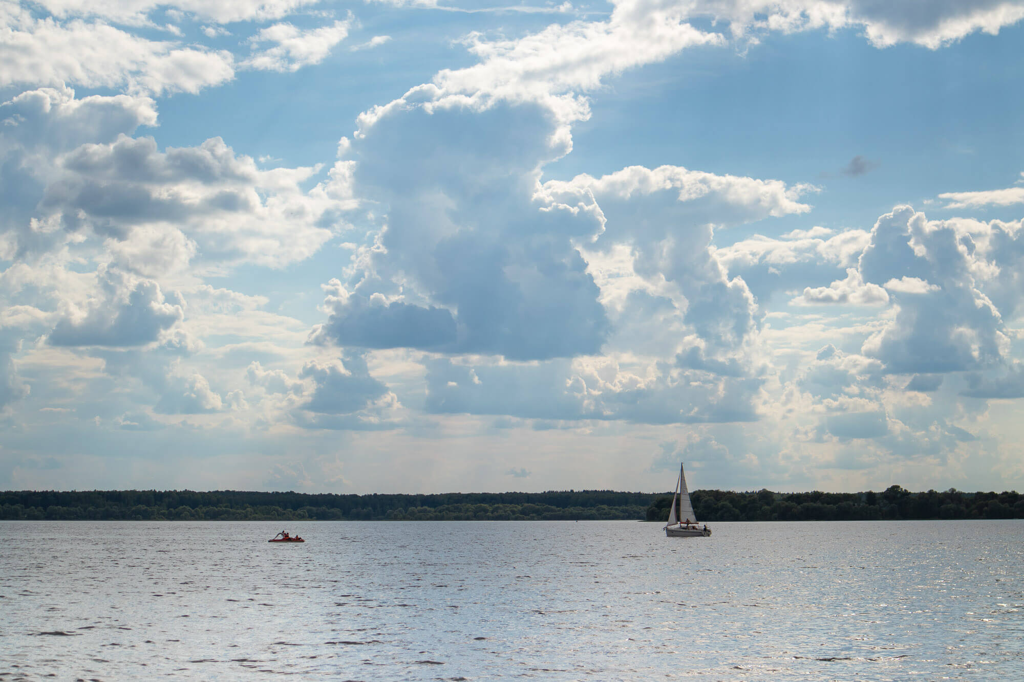Можайское водохранилище Подмосковье