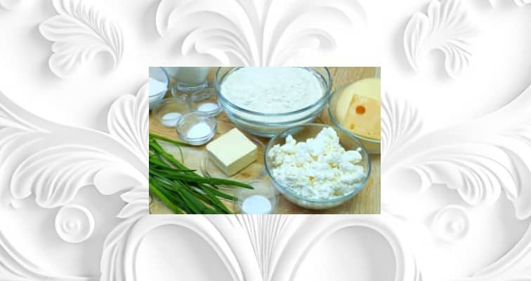 Приготовление хычин с творогом и сыром на сковороде: шаг 1