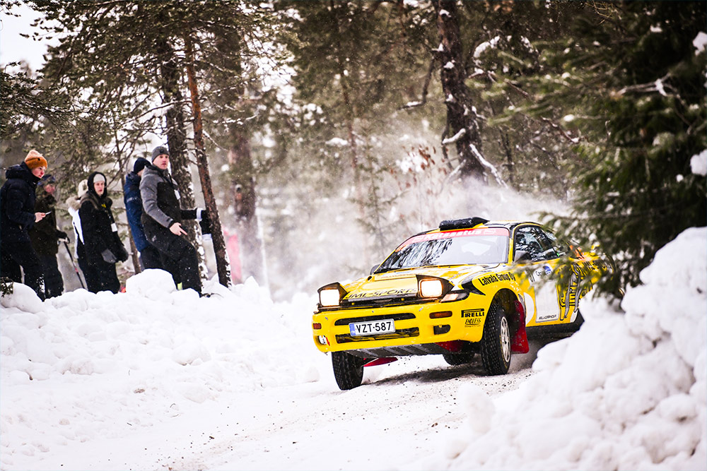 Яри-Матти Латвала и Юхо Хяннинен, Toyota Celica Turbo 4WD ST185 (VZT-587), Arctic Lapland Rally 2024