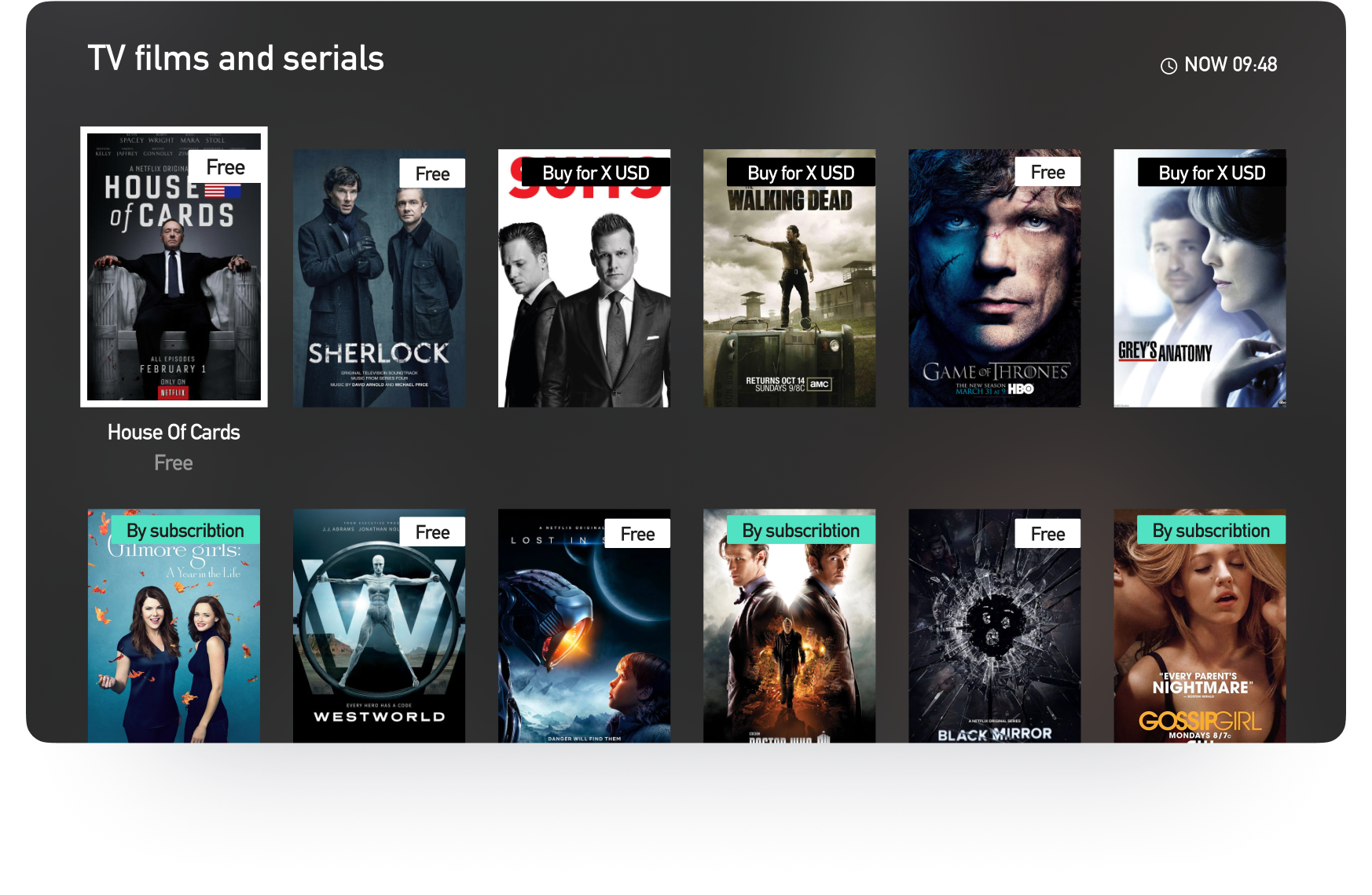 гибридная модель оплаты интернет-ТВ