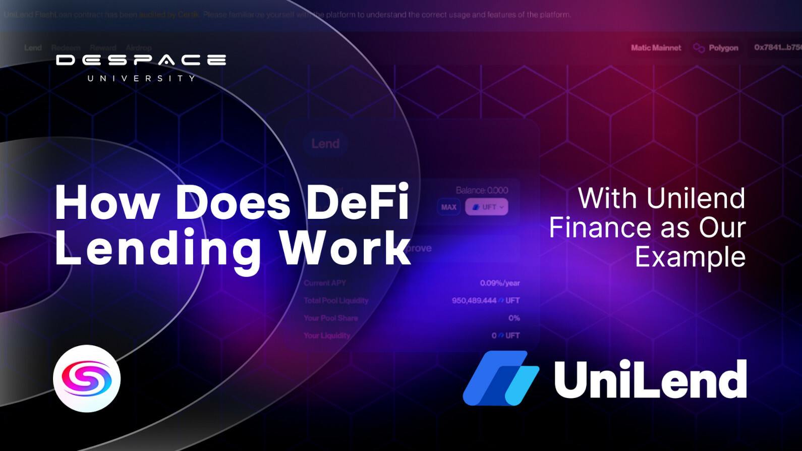 How Does Defi Lending Work - With Unilend Finance as Our Example