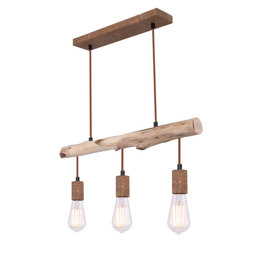 Подвесной немецкий светильник из натурального эвкалипта