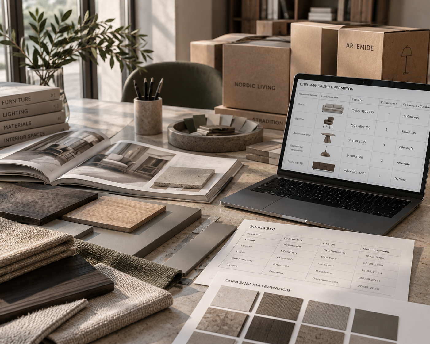 Интерьер MAKDESIGN STUDIO