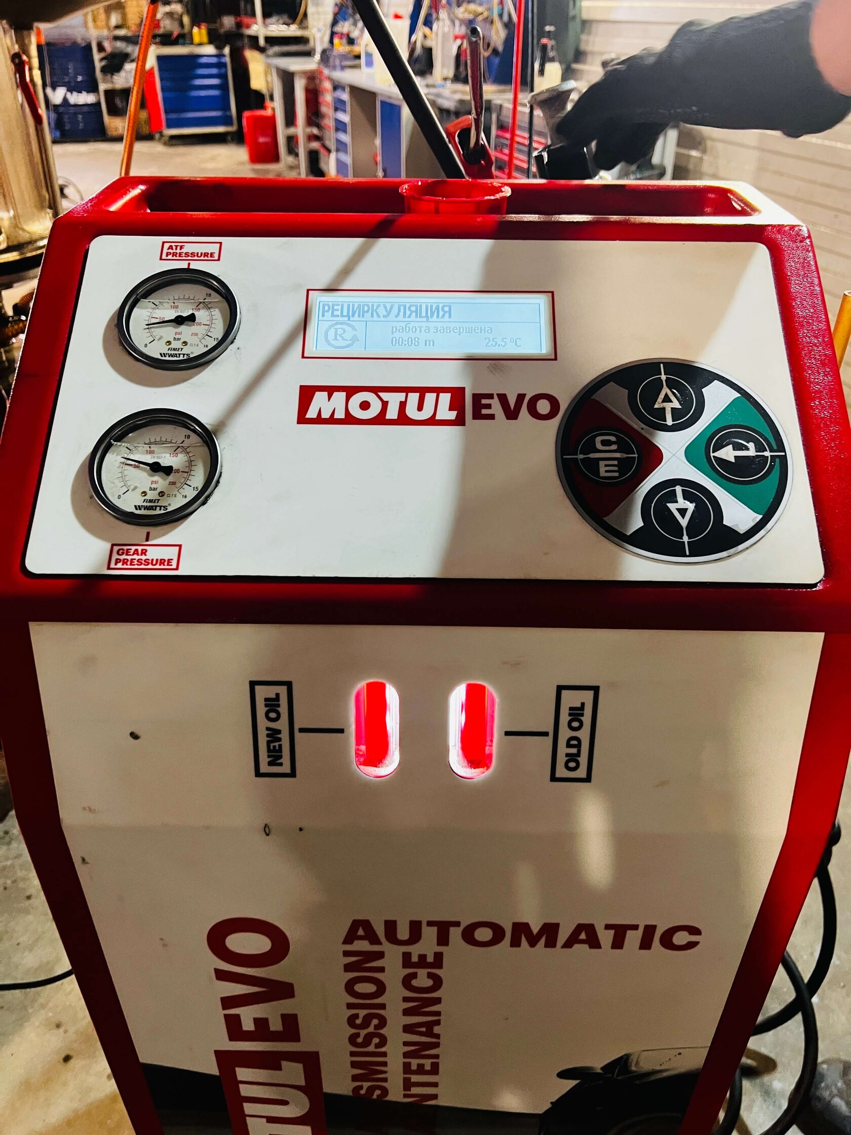 Результат замены масла в Motul Team