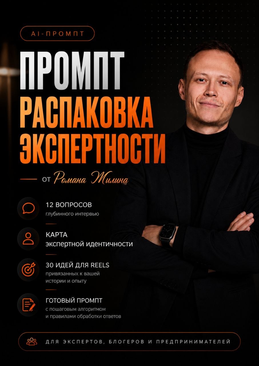 Распаковка экспертности — AI-промпт от Романа Жилина