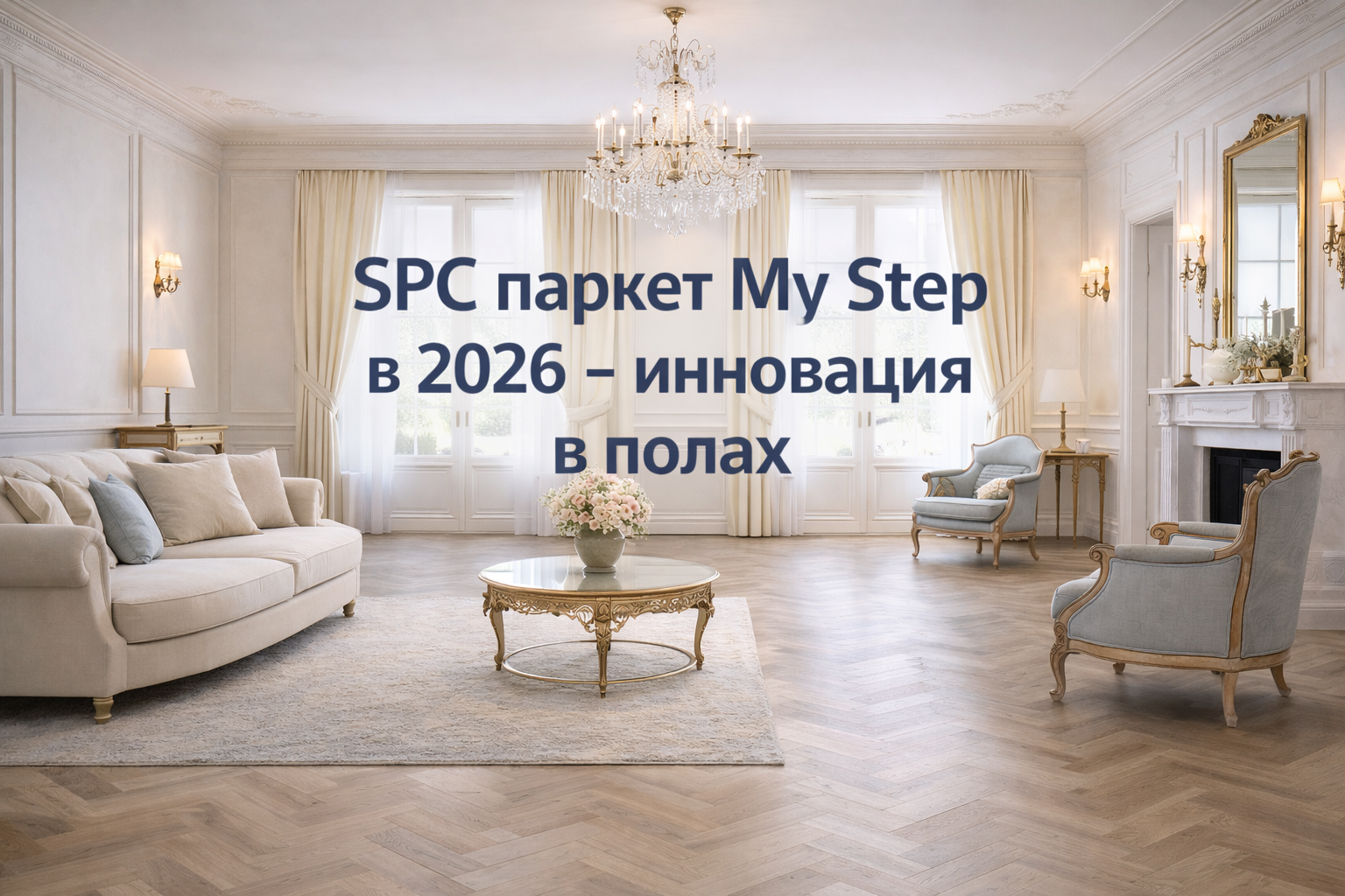 SPC паркет My Step в современном интерьере, влагостойкое покрытие для квартиры, подбор в Санкт-Петербурге и ЛО, доставка по России — Parket Brothers