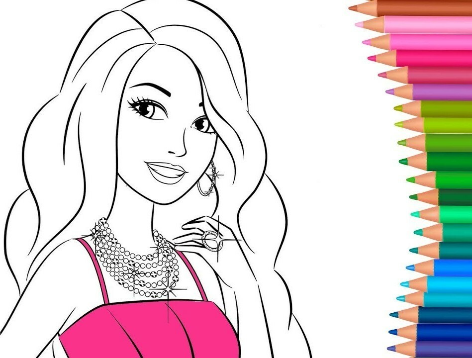 Раскраска Барби Фея Русалка в доме мечты Новогодняя