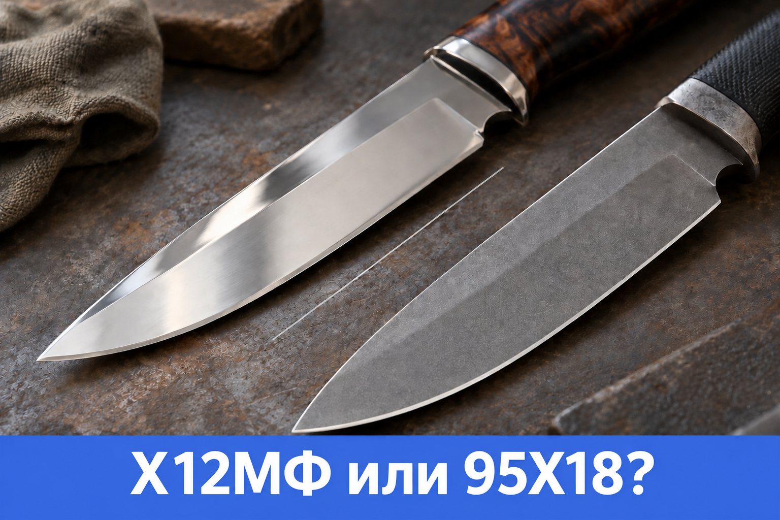 Сравнение сталей Х12МФ и 95Х18