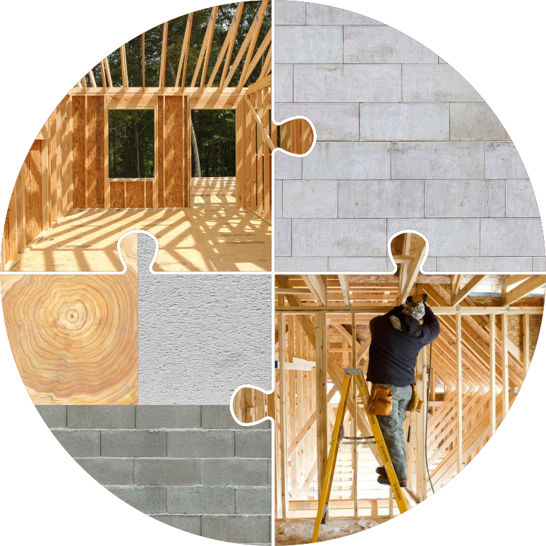 Строительство домов из деревянных щитов