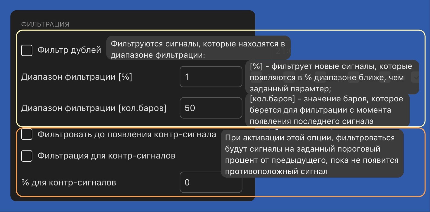 Фильтрация сигналов