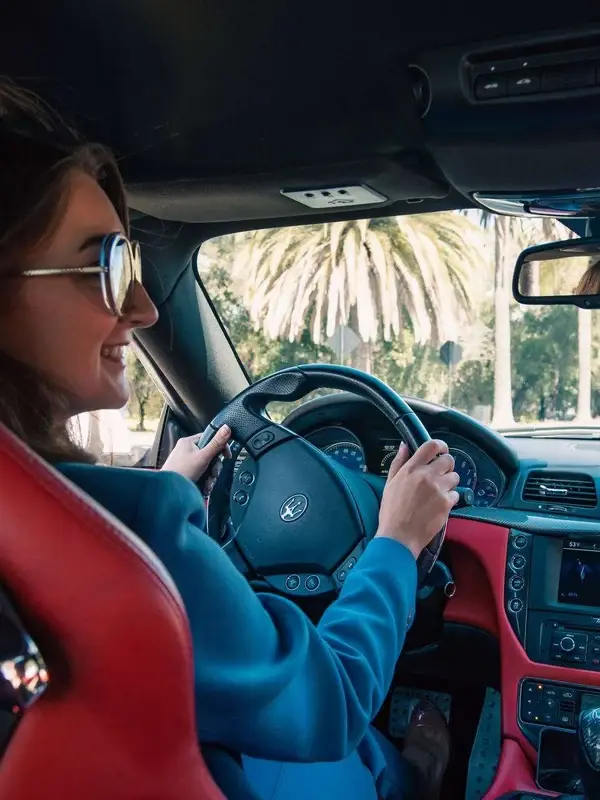Maria driving