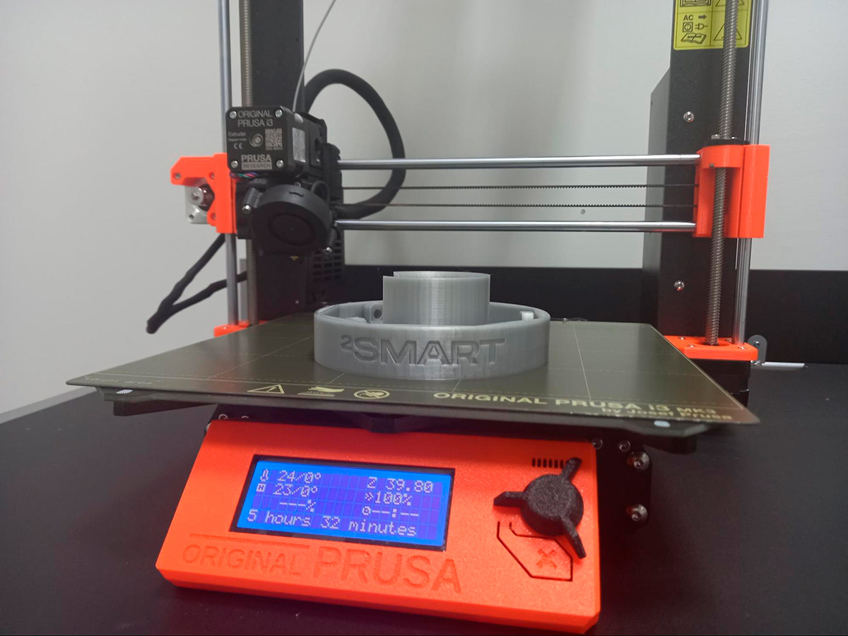 Печать корпуса лампы на 3D принтере