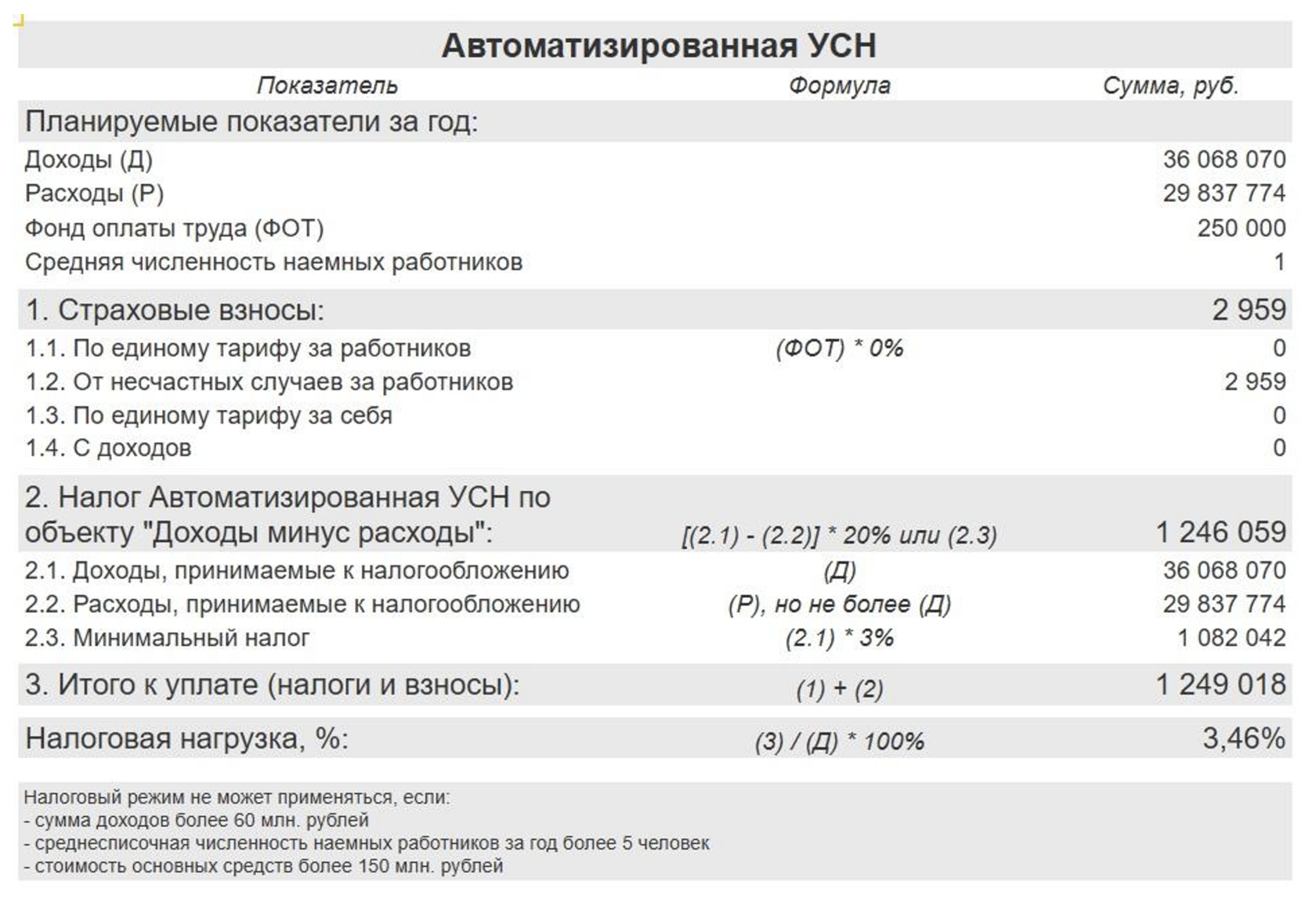 калькулятор 1С