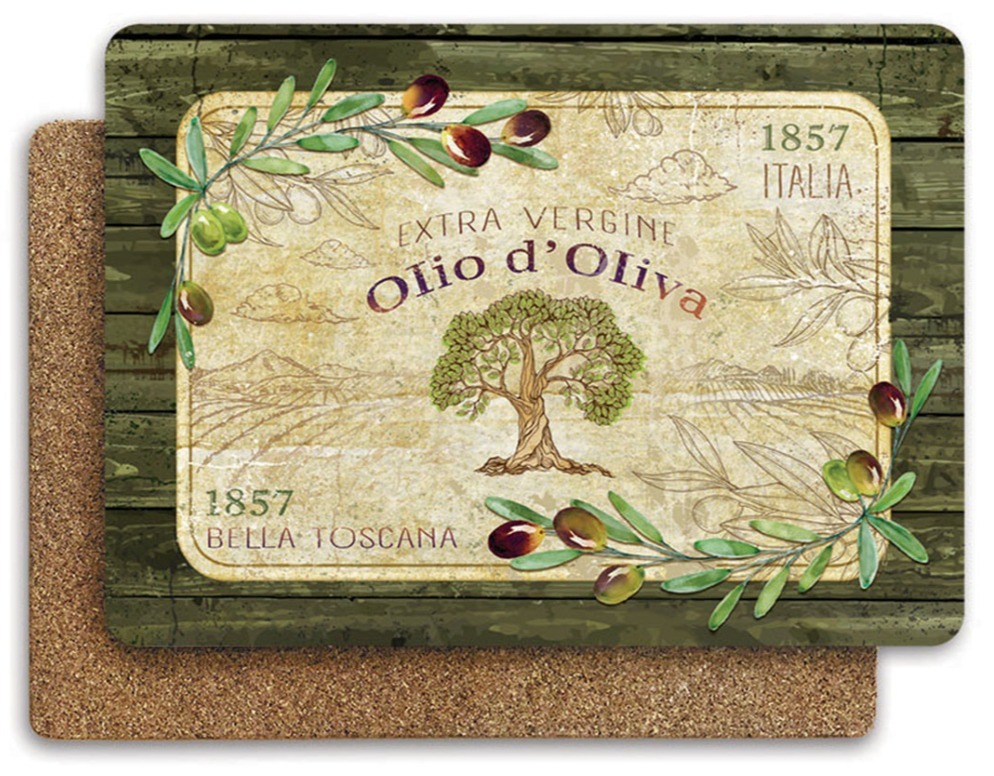 Салфетки сервировочные "Благодатная олива" прямоугольные