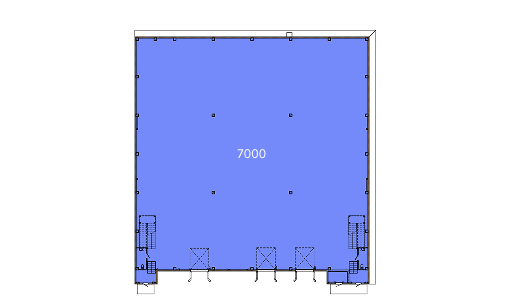 Схема комплексного складского решения 7000 м²