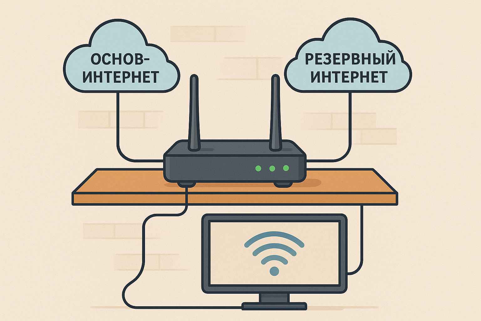 Резервная линия интернета