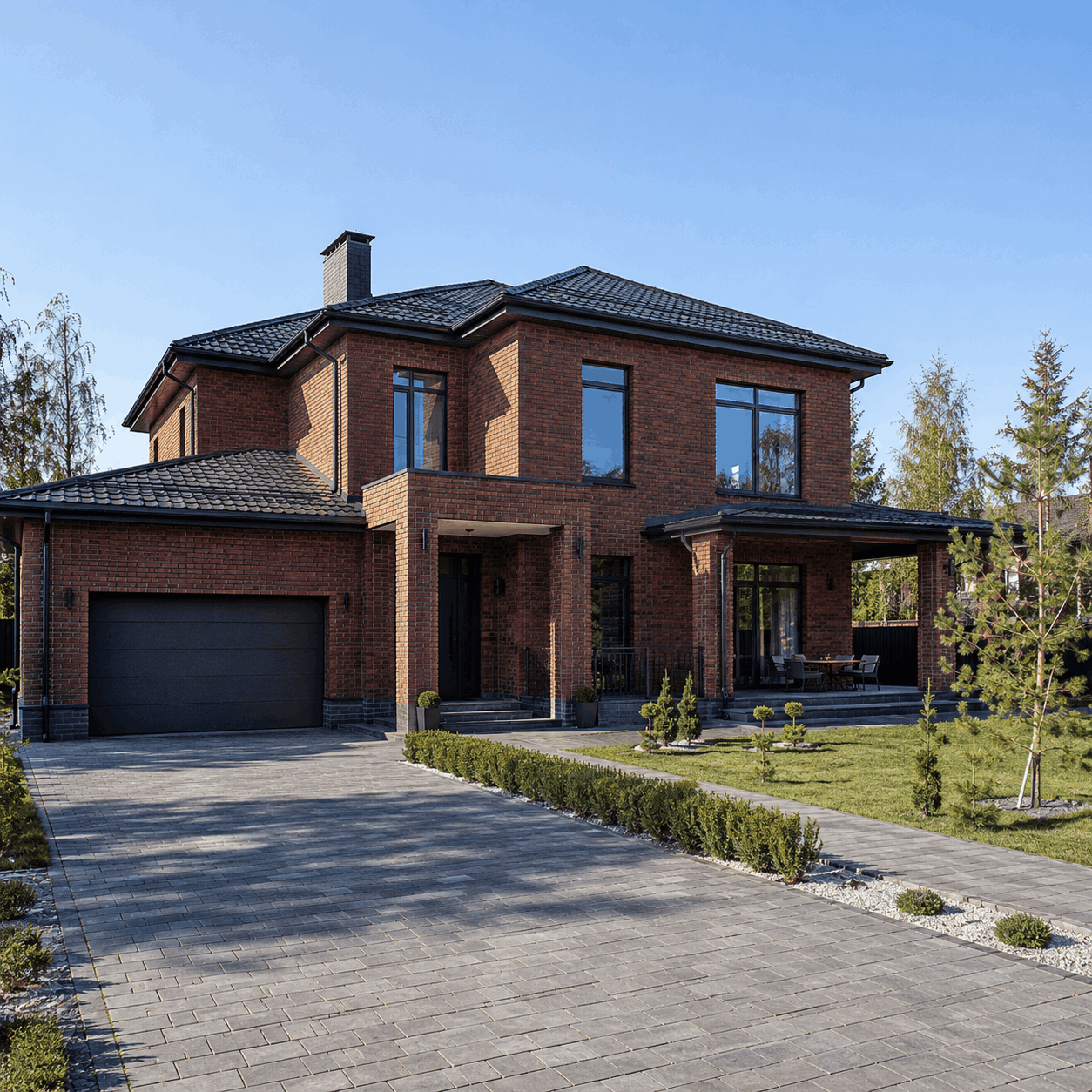 Flagship Brick 182 — флагманский кирпичный дом