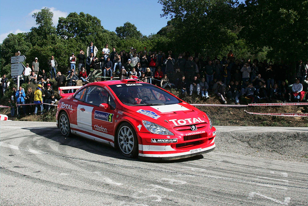 Маркус Гронхольм и Тимо Раутиайнен, Peugeot 307 WRC (952 PRV 75), ралли Корсика 2004