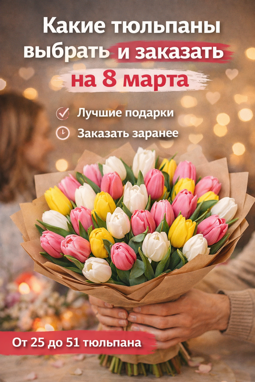 Какие тюльпаны выбрать и заказать на 8 марта: полный гид перед праздником