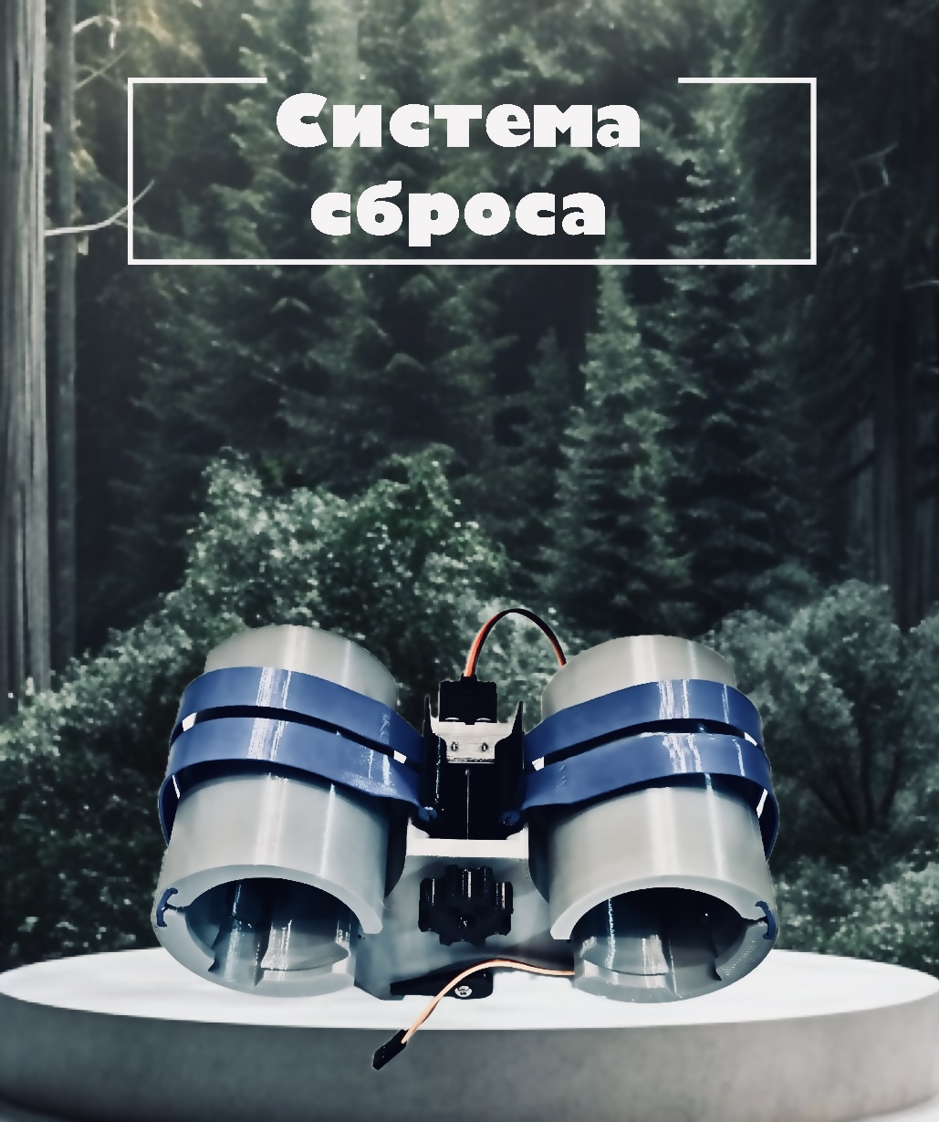 FPV система сброса для дронов на 2 груза до 5 кг