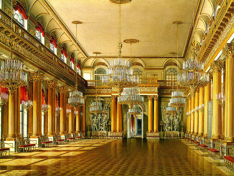 Интерьеры зимнего дворца до пожара 1837