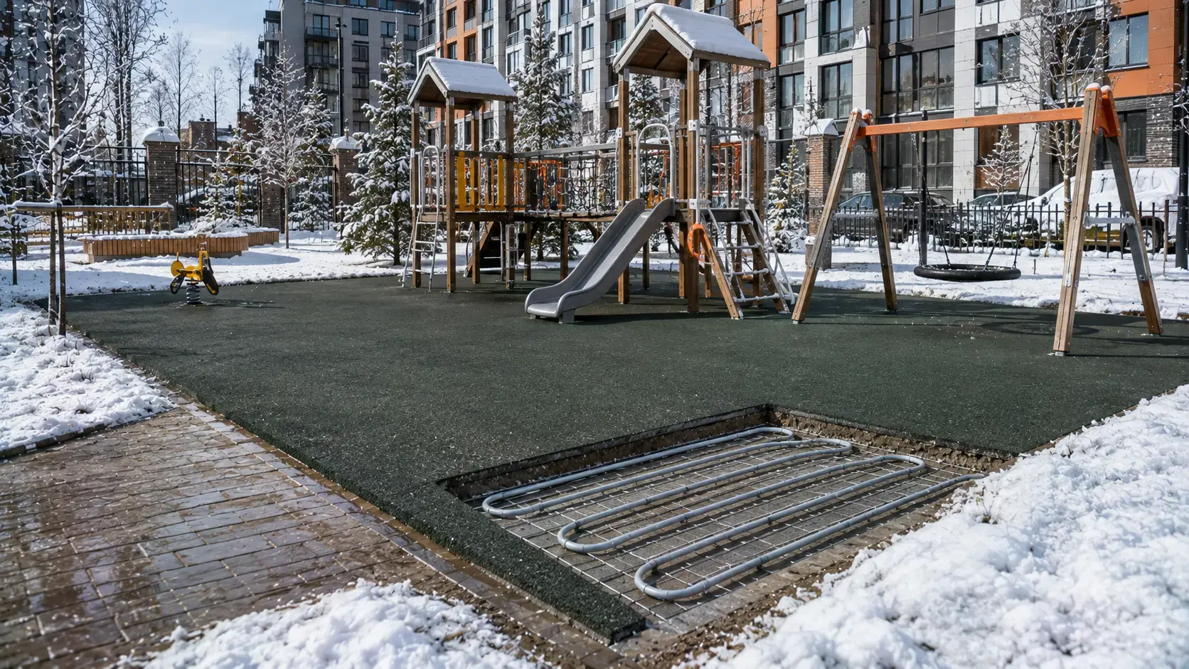 обогрев Детской площадки