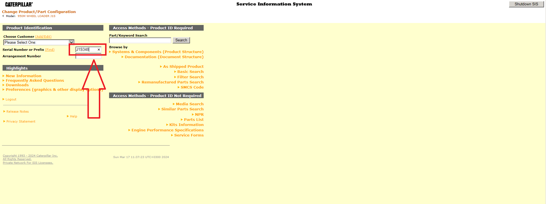 Sis Serial Number Instructions, manual for SIS CAT - Service Information System. Step-by ...