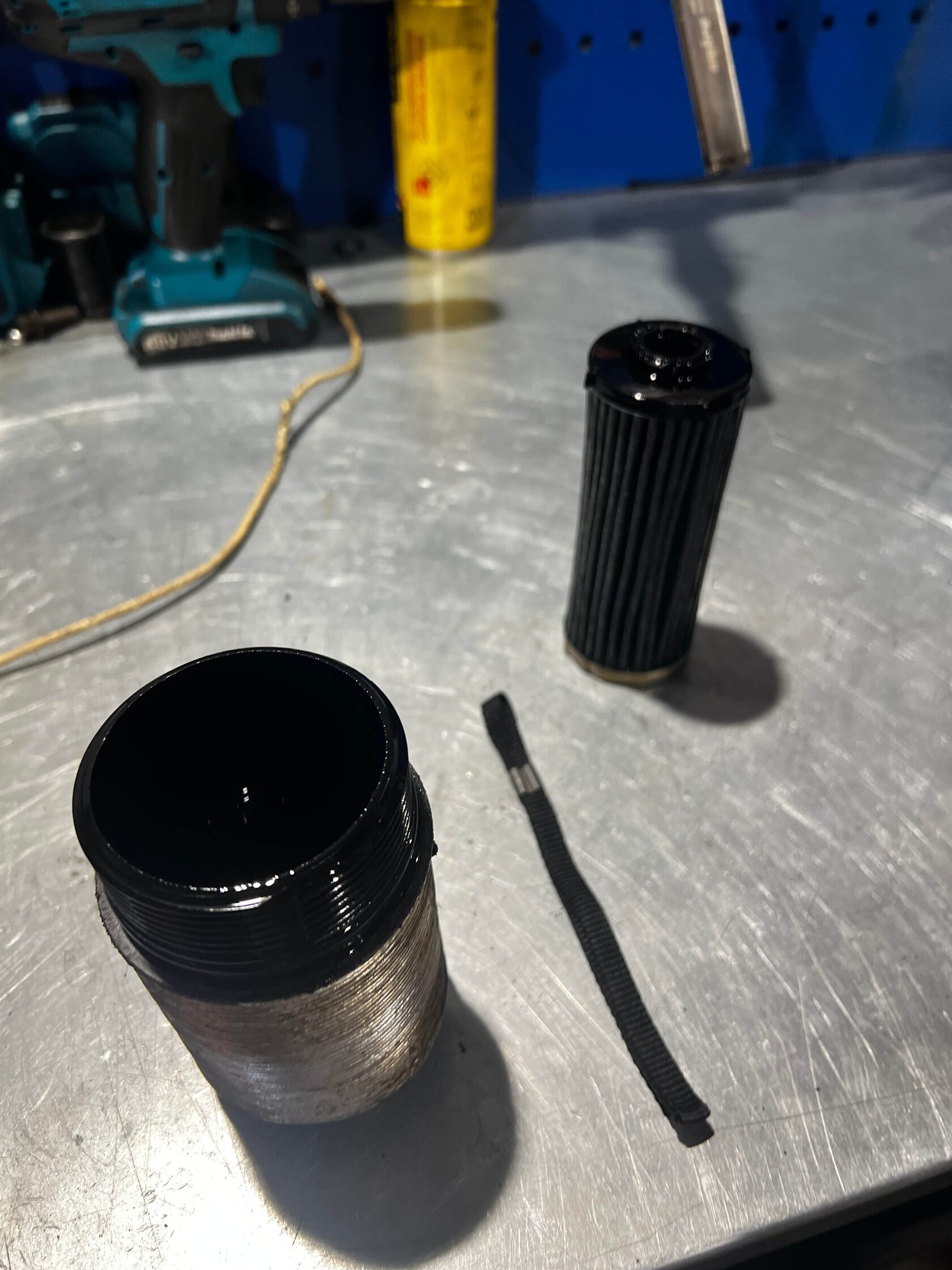 Демонтаж старого фильтра DSG