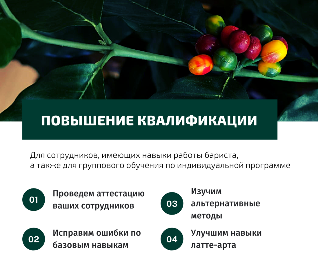 Мастер-классы по приготовлению кофе
