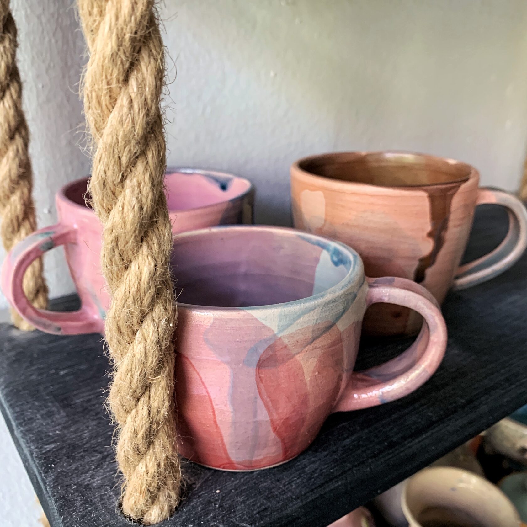 pottery wheel classes Toronto handmade mug by a first-time guest