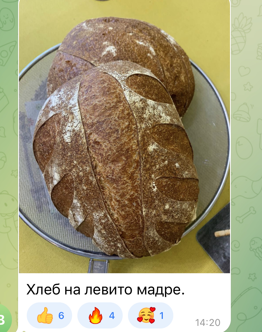 Левито Мадре и выпечка на итальянской закваске