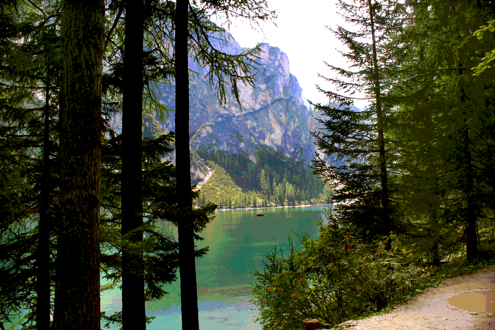 Италия. Озеро Товель