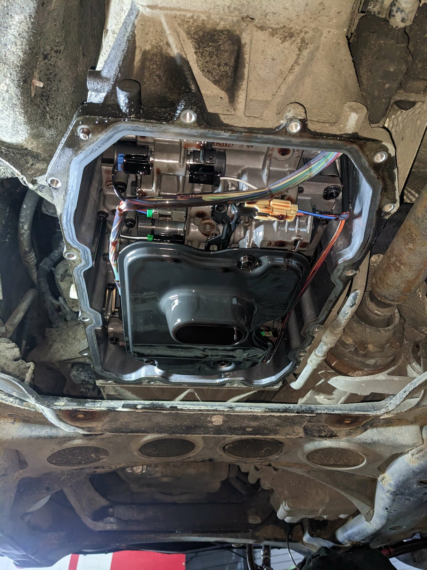 Снятие фильтра АКПП Aisin