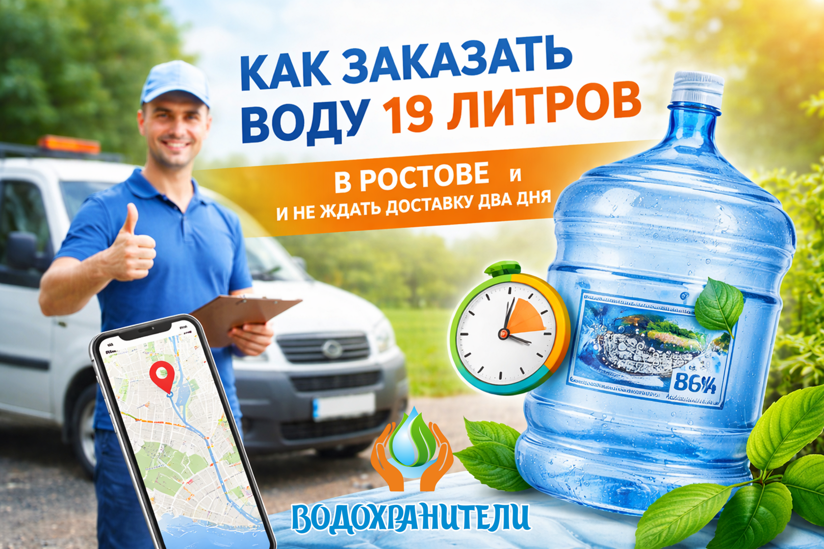 заказать воду в Ростове без ожидания